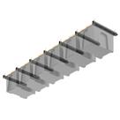 Rack de armazenamento de garagem Ultrawall 26" ajustável de 7 conjuntos