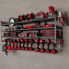 Rack de armazenamento NattyDot 48" Large Wall Mount 12 Drill Holder