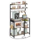 Rack de armazenamento VASAGLE, suporte de microondas, 90 cm, 4 tomadas AC