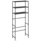 Rack de armazenamento vidaXL Over Laundry Machine, 3 camadas, preto Rack de armazenamento vidaXL Over Laundry Machine, 3 camadas, preto