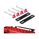 Rack De Bagagem Para Teto Off-Road Com Placa De Proteção Lateral Anti-Engate E Kit De Suporte De Rack De Bagagem Para Teto Off-Road Com Placa De Proteção Lateral Anti-Engate E Kit De Suporte De