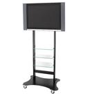 Rack de Chão com Suporte para TV/Monitor LCD/Plasma de 37 a 52" Preto Audience - Aironflex
