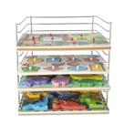 Rack de quebra-cabeça Melissa & Doug Multi-Fit Metal Wire com 30 cm de largura