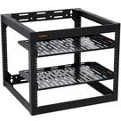 Rack de rede ECHOGEAR 10U montável na parede com 2 prateleiras