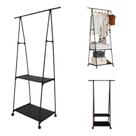 Rack de Roupas Arara Sapateira Cabideiro Closet Prateleira Guarda Roupa Movel Aberto Rodas Quarto Kitnet Atelie