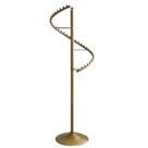 Rack de roupas em espiral BIFCIOFH Freestanding Rotating Gold