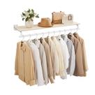 Rack de Roupas SONGMICS de Parede com Prateleira - 60kg de Capacidade