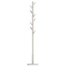 Rack de roupas VASAGLE Solid Wood Coat Tree com 8 ganchos