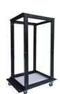 Rack de servidor Sysracks 18U 4 postes Open Frame 19 polegadas preto
