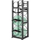 Rack de tanque de refrigerante VEVOR com 2 x 13,6 kg e 3 garrafas pequenas