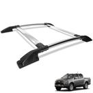 Rack De Teto Bagageiro S10 2012 a 2020 Cromado Tubolar