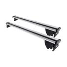 Rack De Teto Farad Travessa Alumínio Grey Bagageiro Fixação Hilo Antifurto Suporta 100kg
