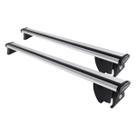 Rack De Teto Farad Travessa Alumínio Grey Bagageiro Fixação Hilo Antifurto Suporta 100kg