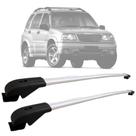 Rack De Teto Travessa Chevrolet Tracker 2001 a 2012 Alumínio MN-328 Preto MN-329 Prata MN Travessas