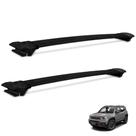 Rack de Teto Travessa Jeep Renegade 2015 a 2021 Alumínio Preto Larga