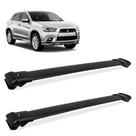 Rack De Teto Travessa Outlander 2008 a 2013 Larga Aluminio Preto