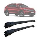 Rack De Teto Travessa Volkswagen Nivus 2020 a 2022 Aluminio MN-164 Preto MN-165 Prata MN Travessas