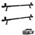 Rack de Teto Universal Duplo Cargo 1,30m Com Orelhinha Preto