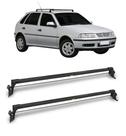 Rack de Teto Volkswagen Gol 4p G2/g3/g4 1995 a 2008 em Aço Preto com Fixação Lateral Interna Vhip 911