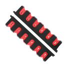 Rack de varas de pesca Simple Deluxe Horizontal montado na parede com 6 varas