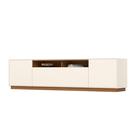 Rack Domus 04 Portas S311 Cinamomo Off White - Henn