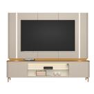 Rack e Painel com Led Santorini TV 75 polegadas Linea Brasil
