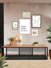 Rack Elegance com tela 150 cm Estilo Industrial