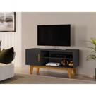Rack Elegante Para Tv Harmonizando Design E Funcionalidade Preto