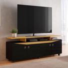 Rack Elogio Candian Mdp Jcm Movelaria Preto/nature
