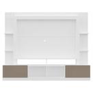 Rack Estante com Painel 65 e 2 Portas Oslo Branco