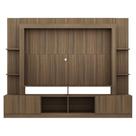 Rack Estante com Painel 65 e 2 Portas Oslo Madeirado