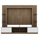 Rack Estante com Painel 65 e 2 Portas Oslo Madeirado