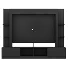 Rack Estante com Painel 65 e 2 Portas Oslo Preto