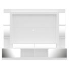 Rack Estante com Painel 65 e Espelho Oslo Branco
