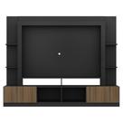 Rack Estante com Painel Tv 65 e 2 Portas Oslo Preto