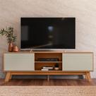 Rack Estante Dubai 180cm TV até 70 Polegadas Multifuncional Retro Peternella Móveis Rack Estante Dubai 180cm TV até 70 Polegadas Multifuncional Retro Peternella Móveis