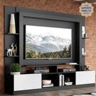 Rack Estante Painel Suporte 65 Preto/Branco