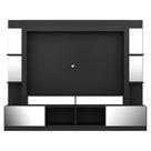Rack Estante Suporte 65 Espelho Preto/Laca Fumê