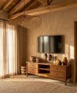 Rack Florenca 1,80 X 45 X 68 - Madeira Macica - Moveis De Gramado Rack Florenca 1,80 X 45 X 68 - Madeira Macica - Moveis De Gramado
