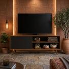 Rack Funcional Para TV 43 Polegadas com 2 Prateleiras