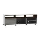 Rack Genova Brancoe Amêndoa 180 cm