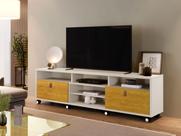 Rack Genova Off White/Naturale - VRK COMERCIO ON-LINE