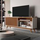 Rack giga buriti ripado off white/freijó