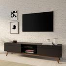 Rack Glasgow Preto 218 cm