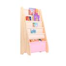 Rack Guarda Brinquedos E Livros, Canguru Montessori Rosa