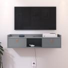 Rack Home Suspenso Vegas Com 2 Portas e Nicho Para Quarto Sala Moderno