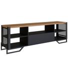 Rack Industrial 180 Cm Gaveta E Tela Em Metal Preto Rack Industrial 180 Cm Gaveta E Tela Em Metal Preto