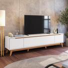 Rack Kappesberg 3 Portas Branco 218cm