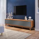 Rack Kappesberg 3 Portas Canela/Chumbo 218cm