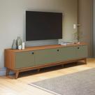 Rack Kappesberg 3 Portas Canela Verde Frevo 218cm